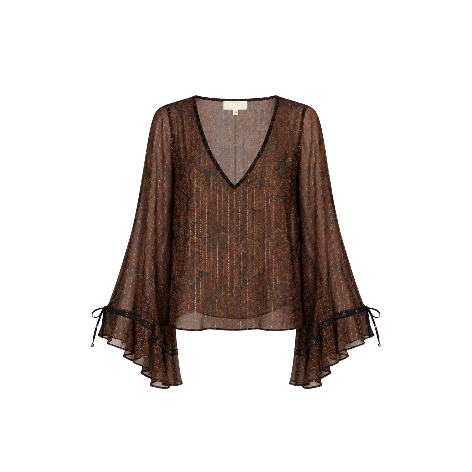 Dark Paradise Paisley Top
